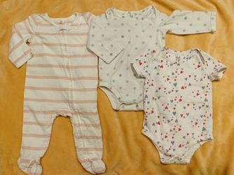 6-9M aden + anais onesie set of 3