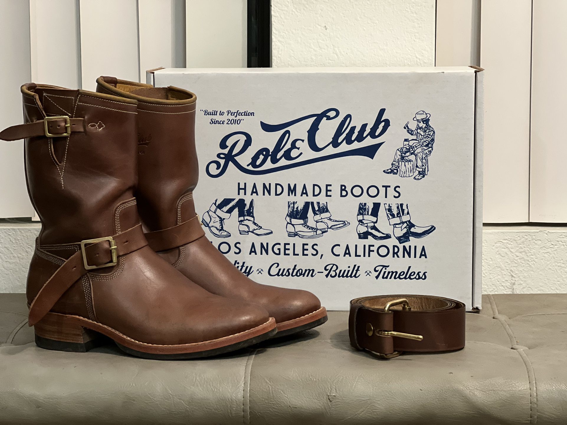 Engineer Boots (Role Club) Horse Hide 10EE