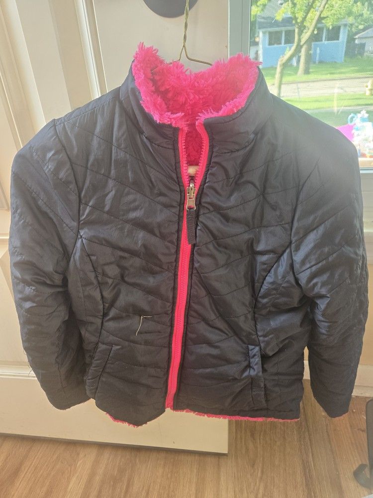 Reversible Coat Pink/Black