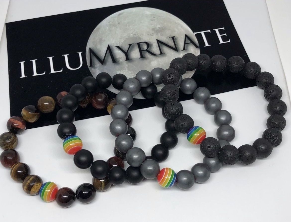 PRIDE Gemstone Bundle Bracelet Set