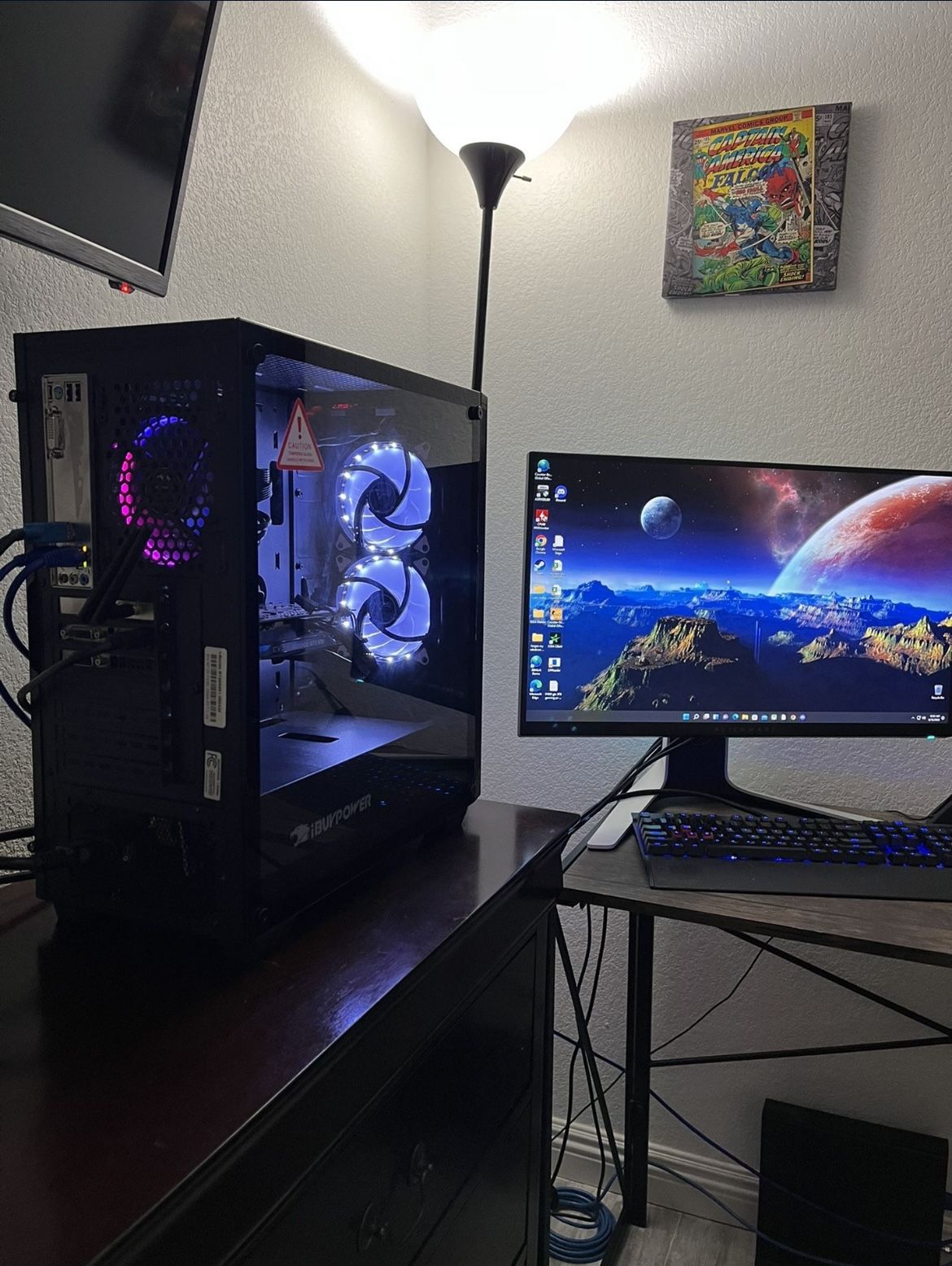 ゲーミングPC i3-9100F GTX970 RAM8GB SSD240GB I3 9100F Quad Core ARGB Silent Gaming PC GTX 970 240GB SSD