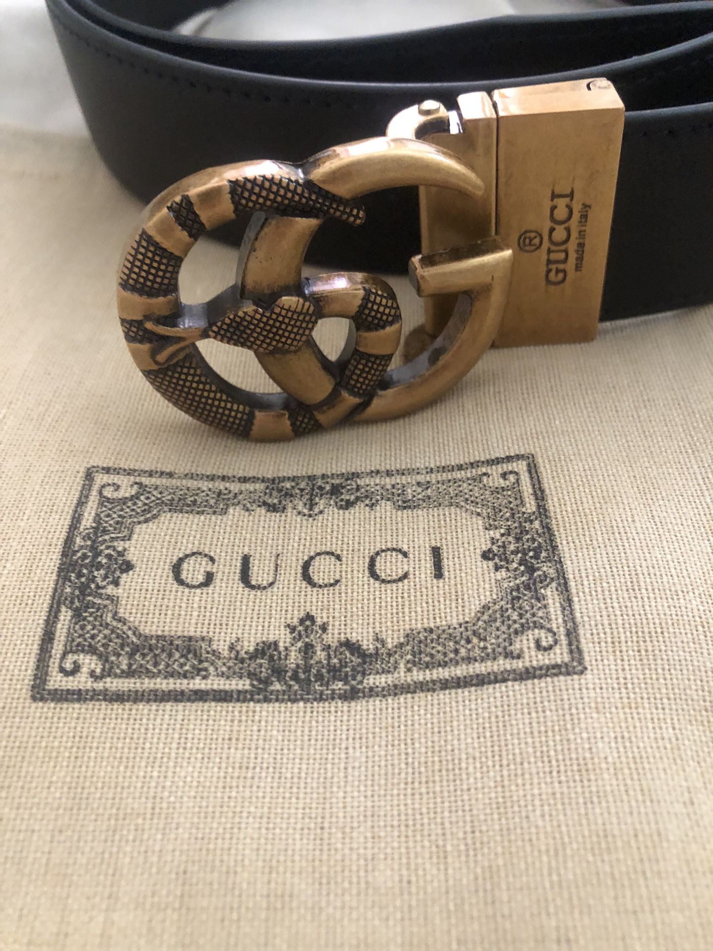 Gucci Snake Belt - 100cm size 34/36. Authentic