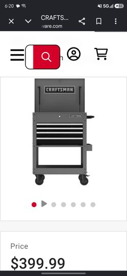 Craftsman tool box