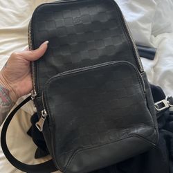 Louis Vuitton Damier Infini Avenue Sling Bag Onyx