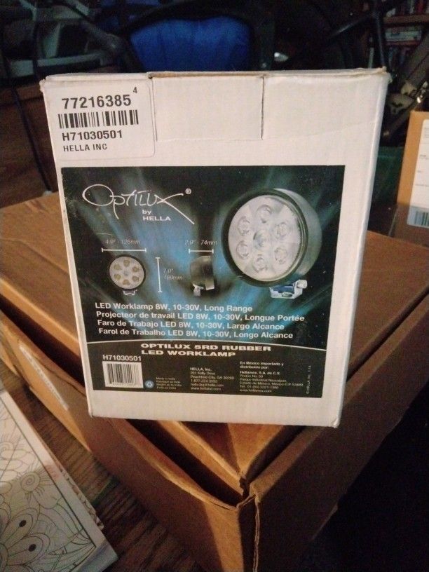 Hella Inc Optilux 5RD Rubber LED Worklamp