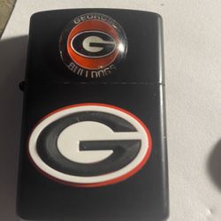 Georgia Bulldogs, new fliptop lighter fluid, not included