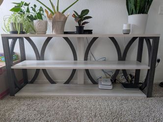 White and Gray Console