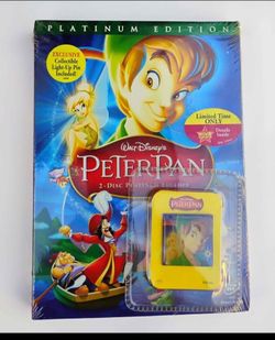 Sealed Disney's Peter Pan 2-Disc Platinum Edition DVD