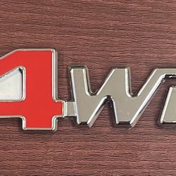 Aluminum Sticks On Polished Chrome Emblem 30mm-120mm