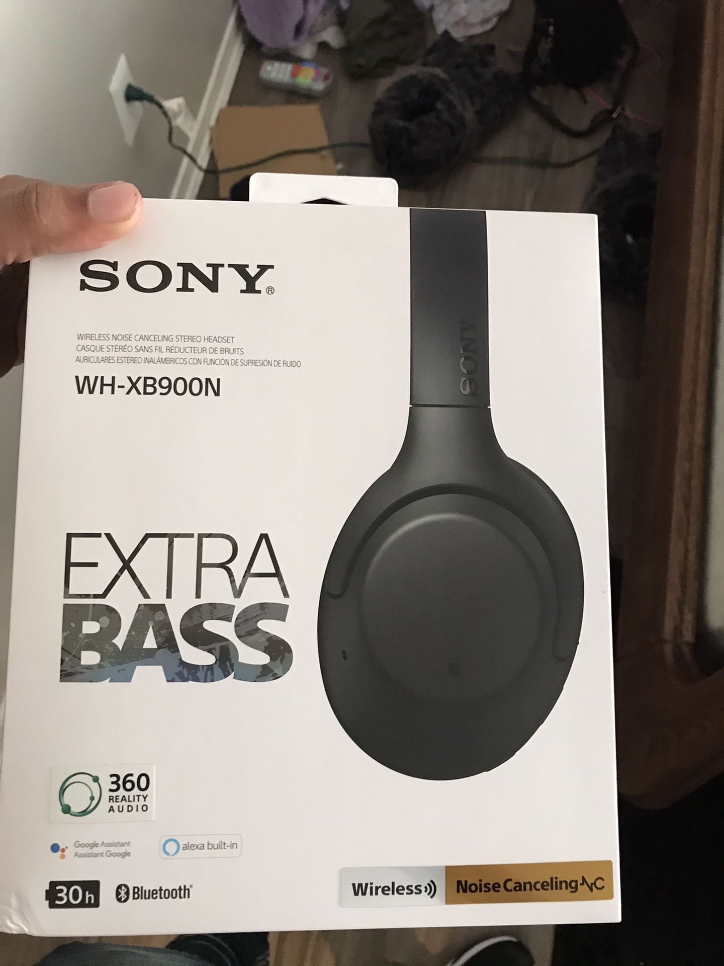 Sony WH-XB900N Extra Bass headphones