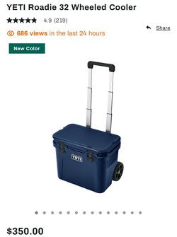 New In Box Yeti Wheeled Cooler 