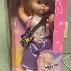 Spanish Guitar Playing Doll