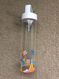 Starbucks Florida glass water bottle