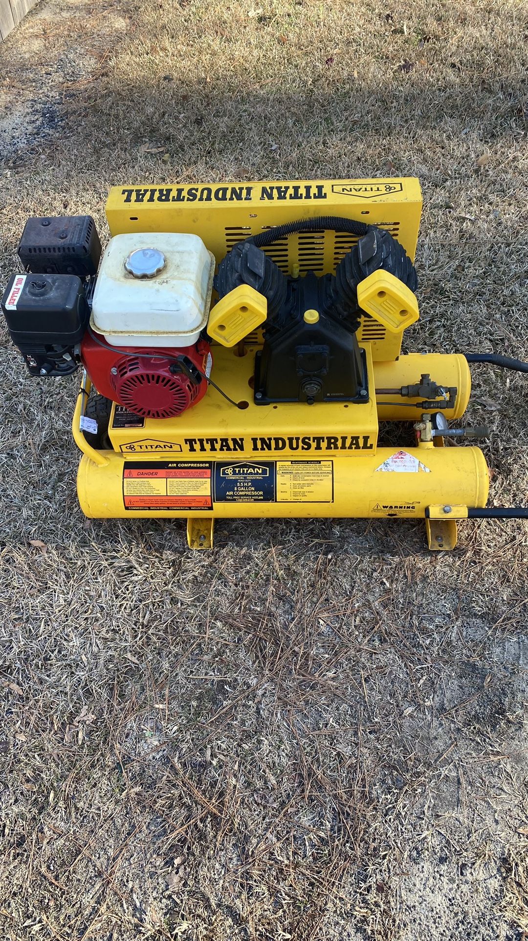 Gas Powered Air Compressor