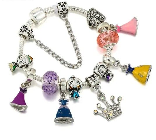 Disney Princess Dress Hot Chamrs Bracelet