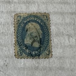 United States 63 Ben Franklin 1 Cent New York Cancellation Mark Used