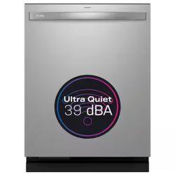 GE Profile 24” Built-In Top Control Dishwasher in Fingerprint Resistant Stainless w/ Stainless Tub, UltraFresh, 39 dBA