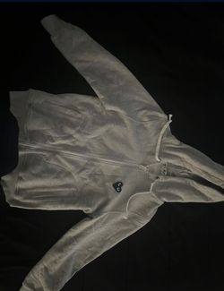 Grey CDG playboy Hoodie