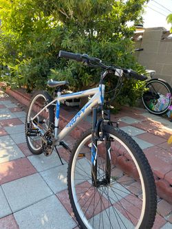 Huffy Mountain Bike Silver and Blue