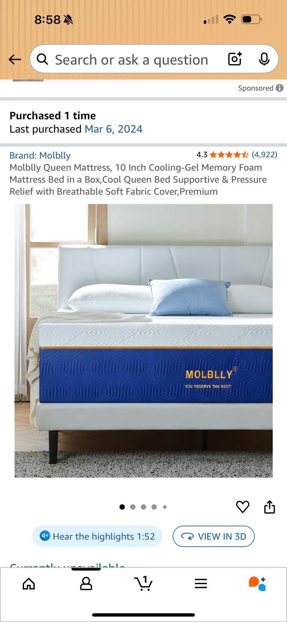 Queen Bed And Mattress Or Just One If Wanted