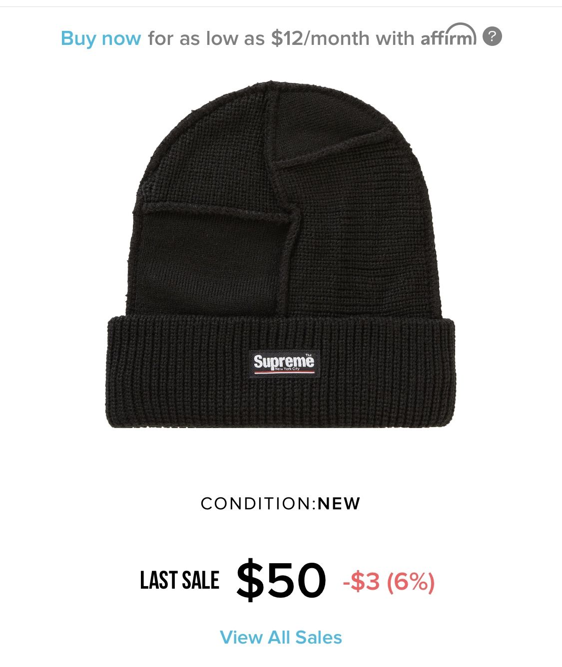 Supreme beanie