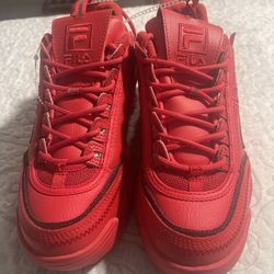 New Red FILA Shoes
