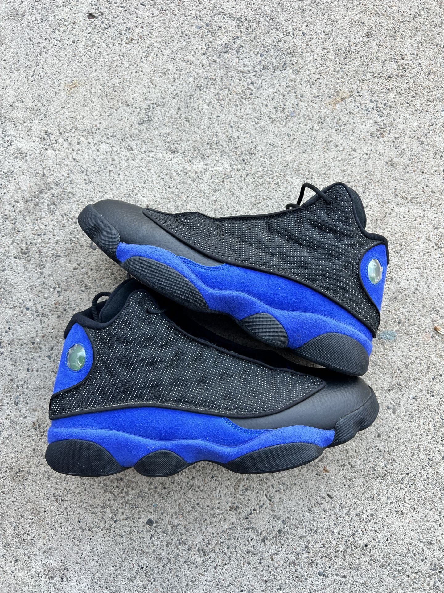 Nike Air Jordan 13 Retro Black Royal Blue Shoes Men's Size 11 414571-040 9/10