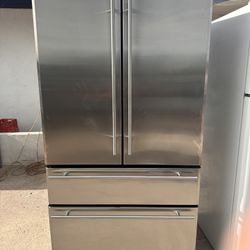 Monogram Counter Depth 4 Door Stainless 