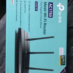 Brand New Mesh TP-Link AC1750 WiFi Router Dual-Band