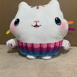 Dream Works Gabby Doll House Yummy Cakes Cat Cuddle Pillow
