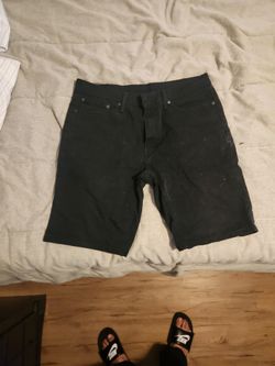 Black Levi's Jean Shorts
