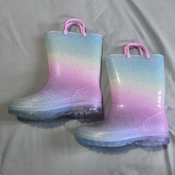 Toddler Girl Light Up Rain Boots