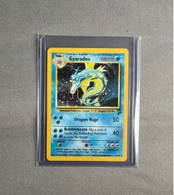 Gyarados Pokémon Card Base Set 2 Holo Rare