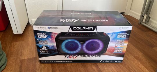 Dolphin Audio SP-2600RBT Portable Bluetooth Speaker w/ USB and SD & FM Radio