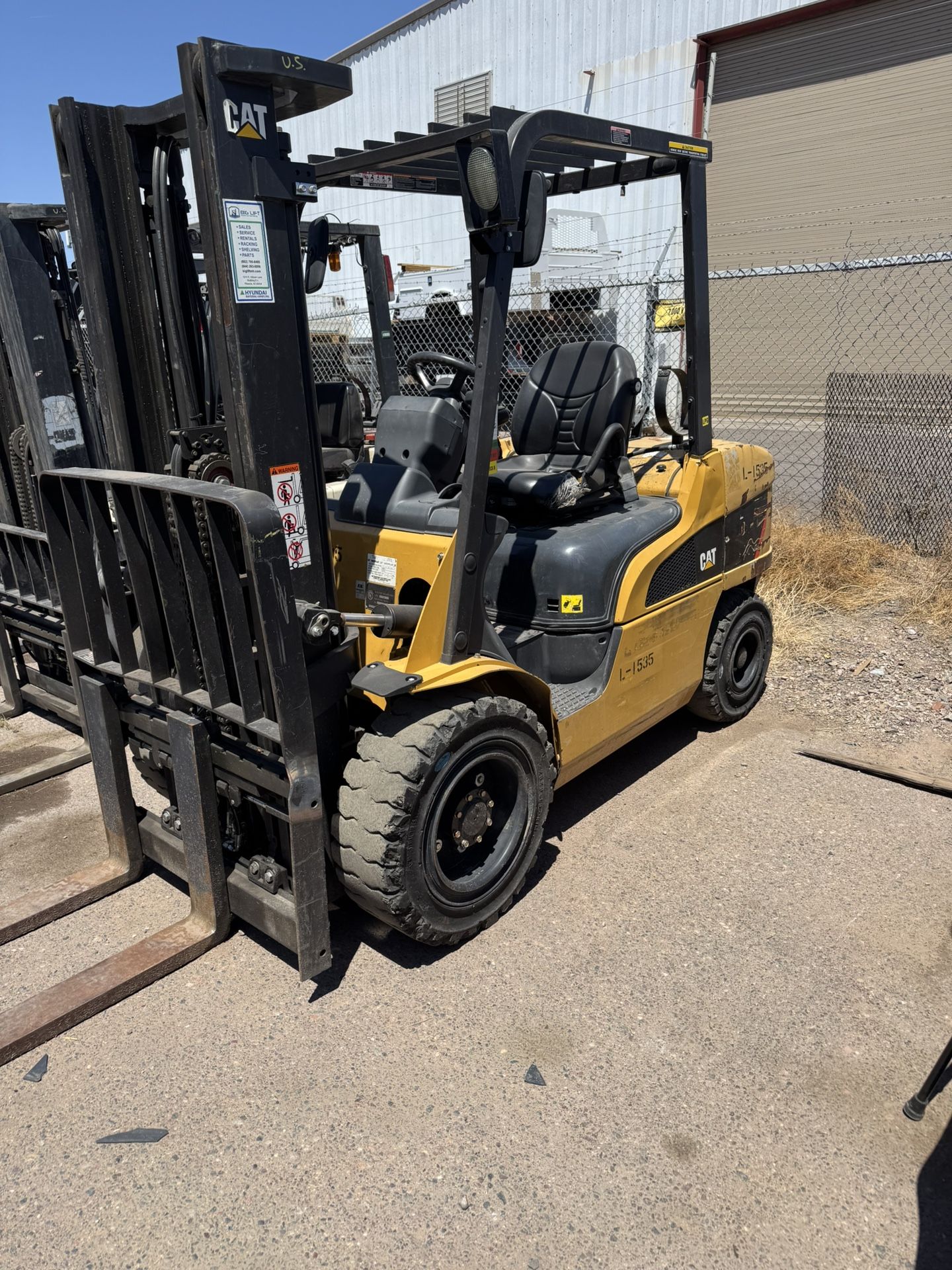 2014 Cat Solid Pneumatic Tire Forklift