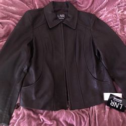 Womans Brown Leather Jacket  