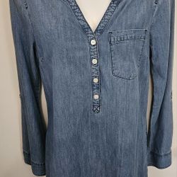 Express Blue DENIM Dress