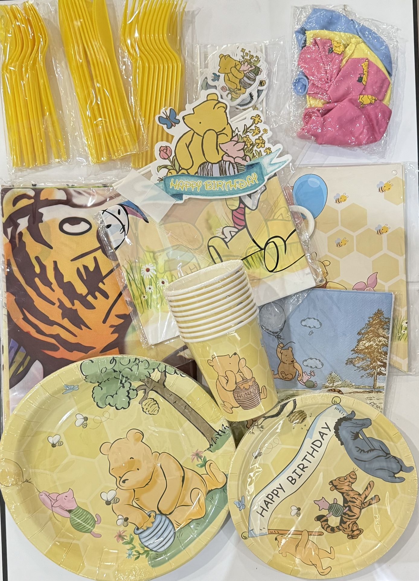 Vintage Winnie The Pooh Birthday Party Supplies