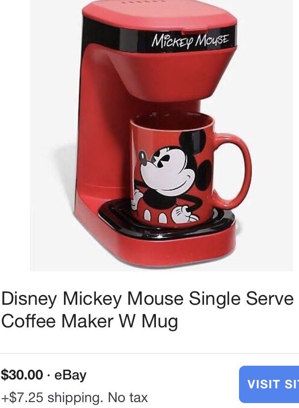 Disney Mickey Mouse Coffee Maker