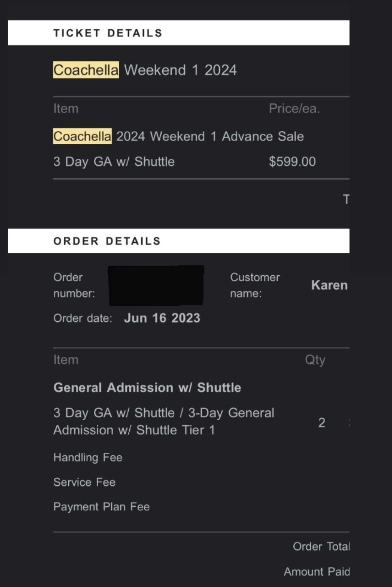 2 Coachella Weekend 1 (2024) Tickets