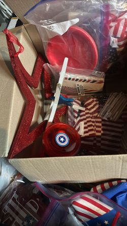 Box Fourth Of July Party Supplies 