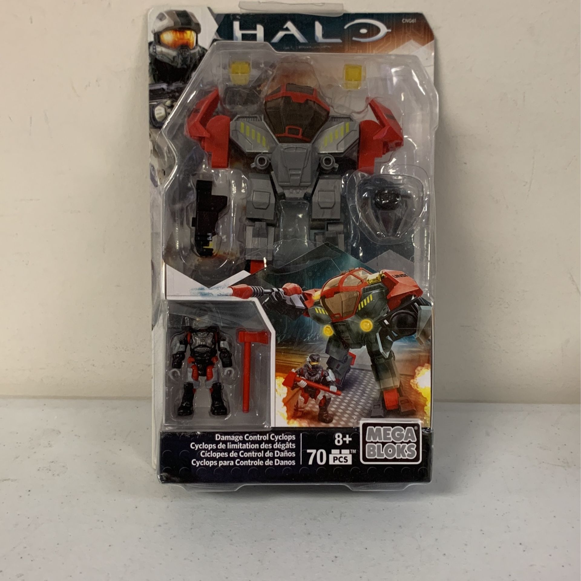 2015 Halo Mega Blocks Damage Control Cyclops Cng 61 Feat.