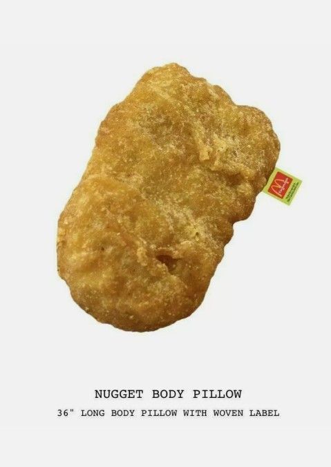 Chicken Nugget Pillow 🔥 Mcdonald's x Travis Scott 🔥 Cactus Jack McNugget Body Pillow