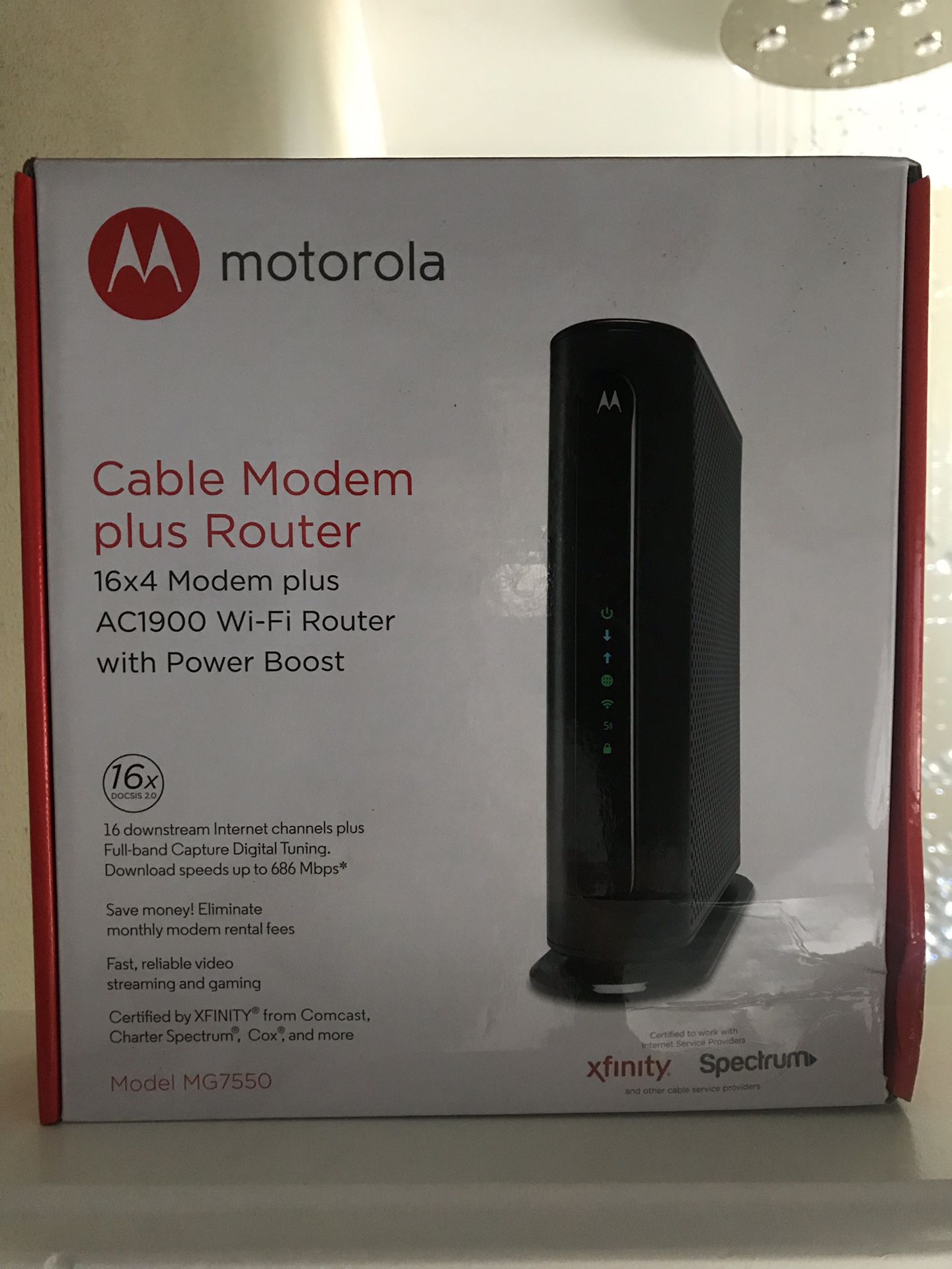 Motorola Modem+Router MG7550