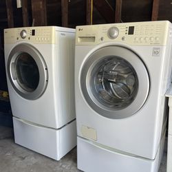 LG washer and dryer 