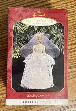 Hallmark Keepsake Christmas Ornament  Wedding Day Barbie Bride 1997