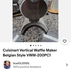 Single waffle maker