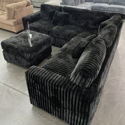 Black Sectional 