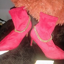 Red Jessica Simpson Boots