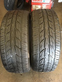 Pair of 2756020 used tires
